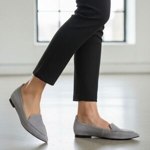 M.Gemi Italian Suede Leather Flat Shoes